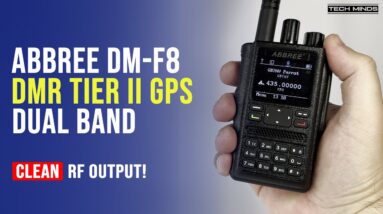 ABBREE DM-F8 DMR TIER II With GPS Dual Band Handheld Transceiver