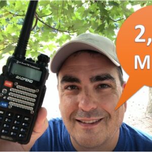 Baofeng UV-5R ham radio, talking from Atlanta to Seattle
