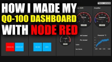 How I Made My QO-100 Control Dashboard With NODE RED
