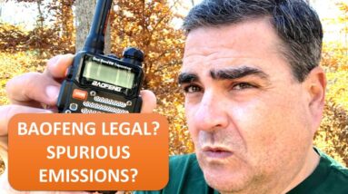 Is my Baofeng UV-5R legal? Testing spurious emissions