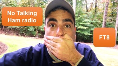 No talking ham radio: Digital mode FT8