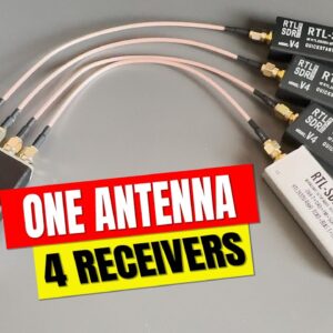 ONE ANTENNA - FOUR RECEIVERS RF ACTIVE DISTRIBUTION
