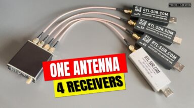 ONE ANTENNA - FOUR RECEIVERS RF ACTIVE DISTRIBUTION