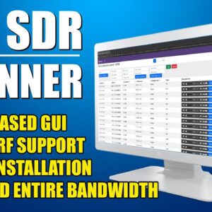 RTL SDR Scanner - FULL Bandwidth Recording With WEB UI
