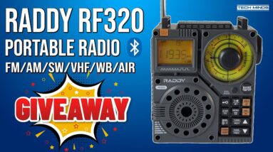 RADDY RF320 SHORTWAVE RADIO | FM/AM/SW/VHF/WB/AIR | REMOTE CONTROL | BLUETOOTH 5.0 - GIVEAWAY