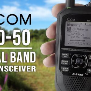The NEW ICOM ID-50 - Overview of features and hands on testing
