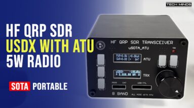 USDX SDR Transceiver All Mode 8 Band HF Ham Radio With ATU