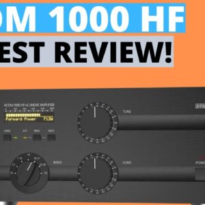 BEST VALUE HAM RADIO AMPLIFIER! ACOM 1000 HF Review!