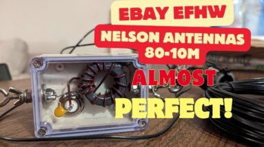 The best Budget EBAY EFHW? - Nelson Antennas 80-10m Review