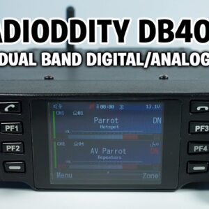 Radioddity DB40-D Dual Band Digital & Analog Mobile Ham Radio Transceiver