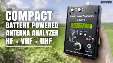 A Compact Battery Powered Antenna Analyzer For HF To UHF