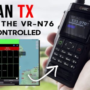 Clean TX From The App Controlled VGC VR-N76! Radio Review