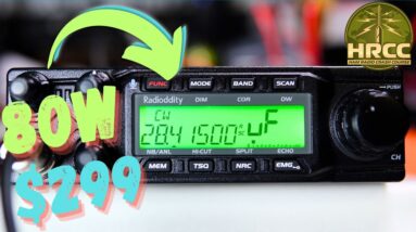 CHEAP Tri-Band HF Ham Radio - Radioddity QT80