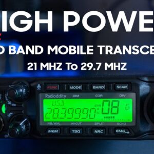 NEW Radioddity QT80 - High Power Quad Band HF Mobile Transceiver