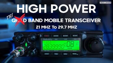 NEW Radioddity QT80 - High Power Quad Band HF Mobile Transceiver