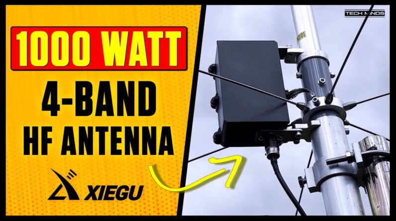 1000 WATT 4 Band HF Vertical Antenna - Xiegu VG4 40/20/15/10