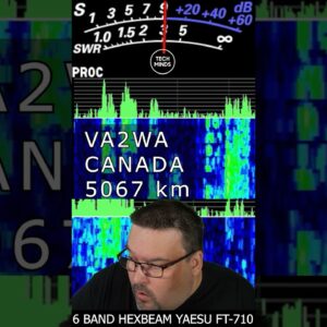 6 Band HexBeam Used In CQ WW Contest #hamradio #techminds #shorts