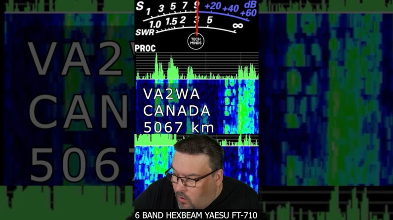 6 Band HexBeam Used In CQ WW Contest #hamradio #techminds #shorts