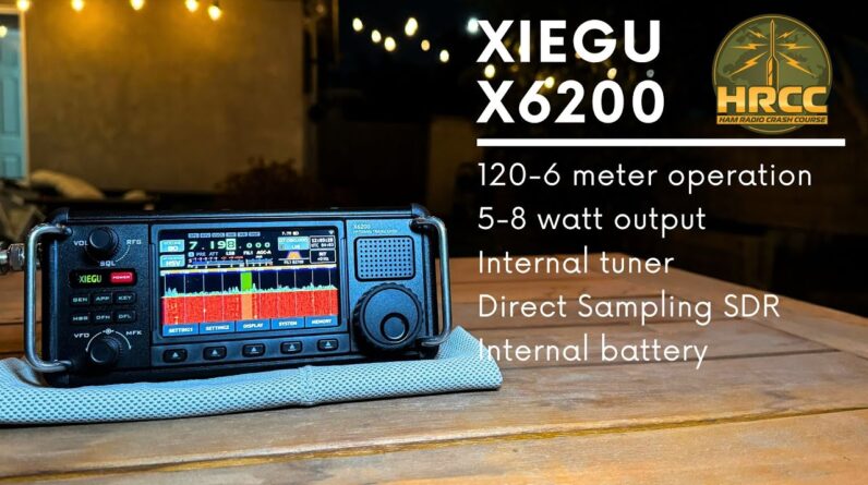 New Xiegu X6200 Ultra Portable QRP Ham Radio!